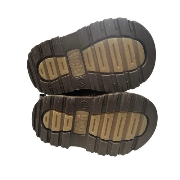 Vtg 2005 Bob the Builder Baby Toddler Work Boots Sz 2 Buster Brown Shoes Y2K - Picture 8 of 10